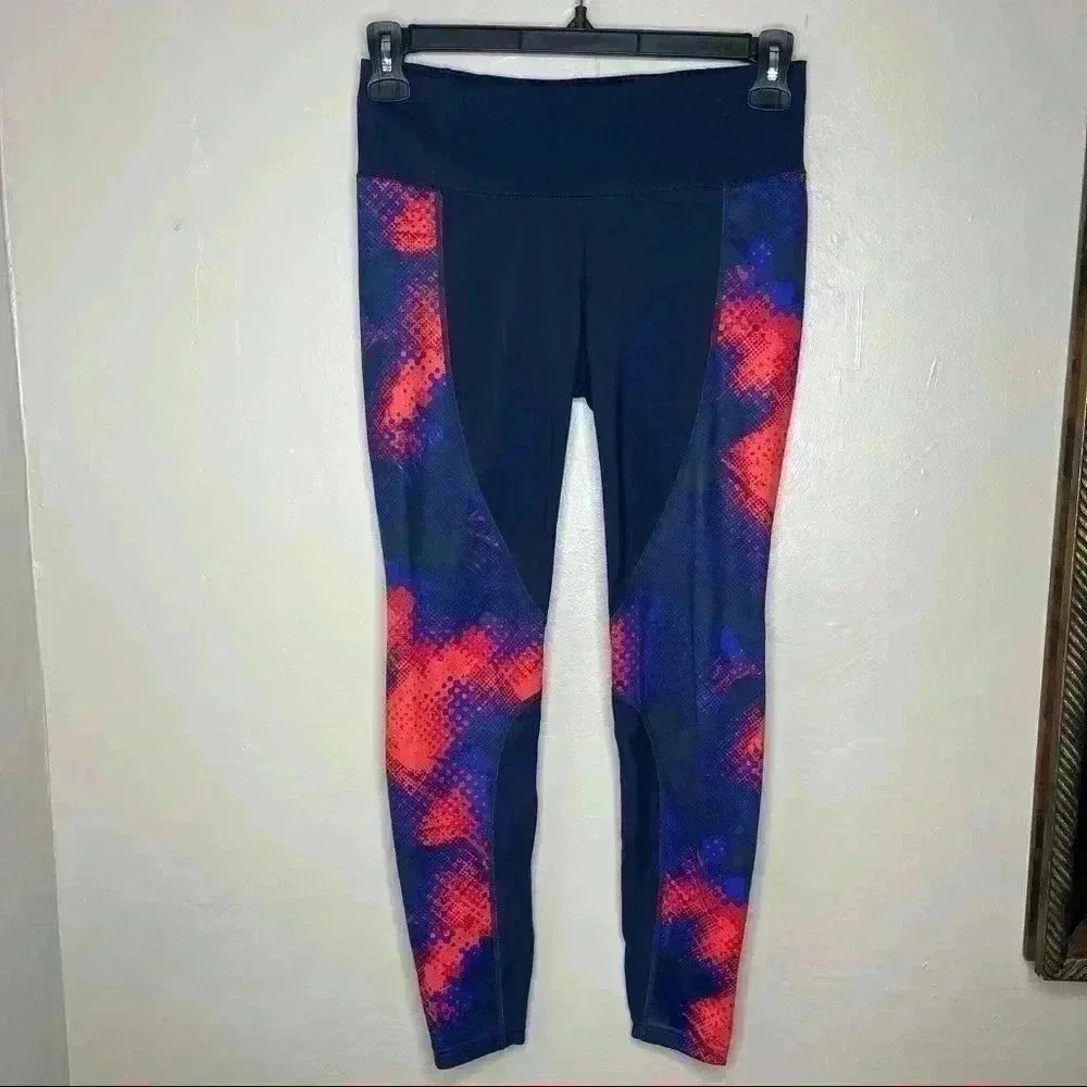 Athleta Electro Cobalt Ankle Tight Leggings Sz Small